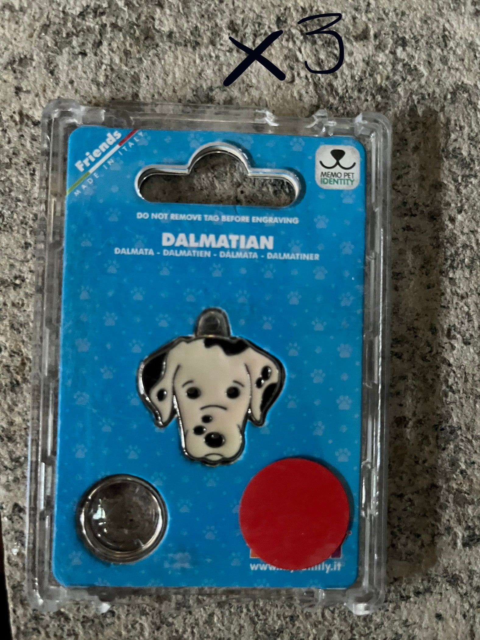Medaglietta per cani Dalmata