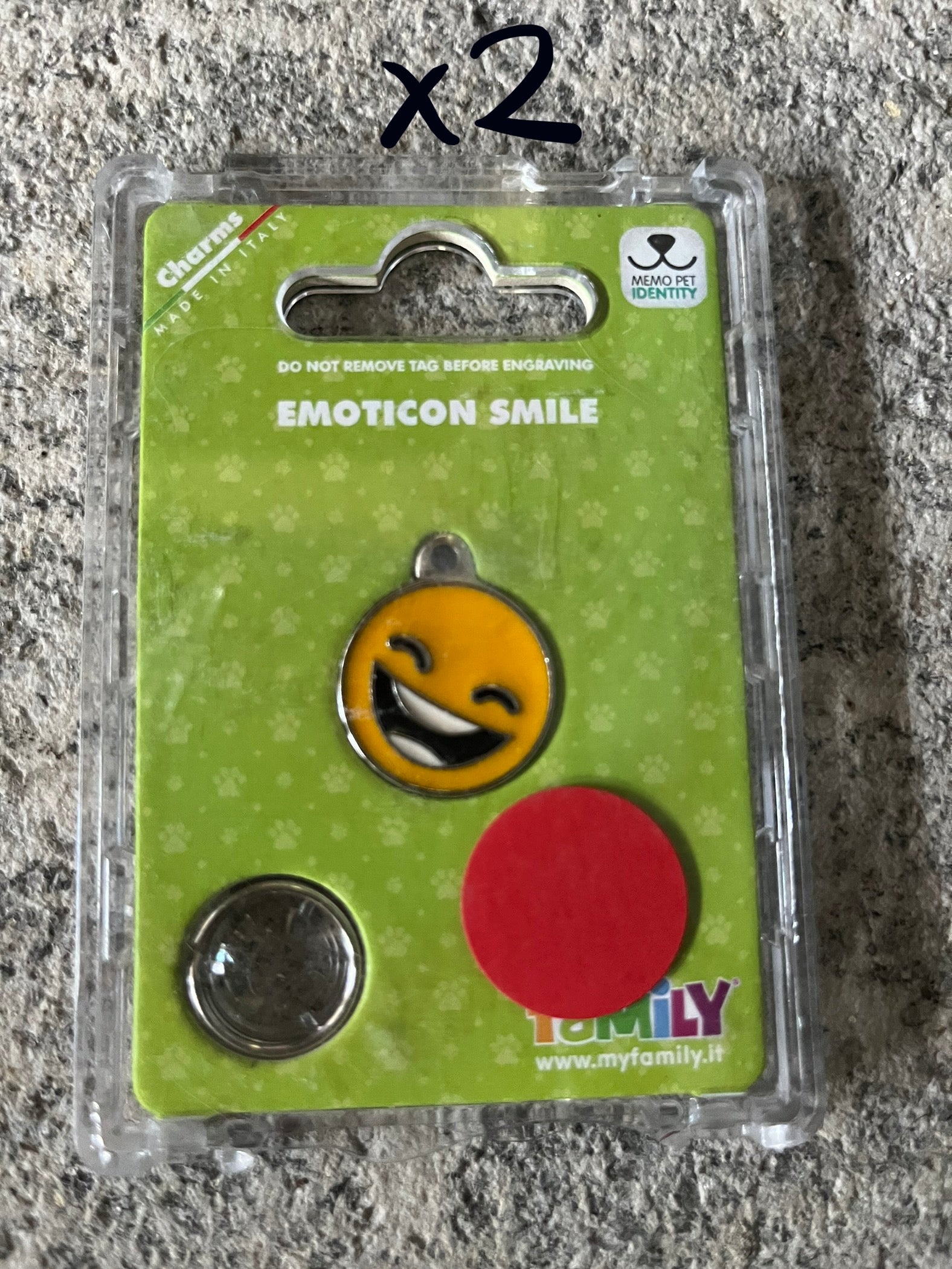 Medaglietta per cane o gatto emoji 1