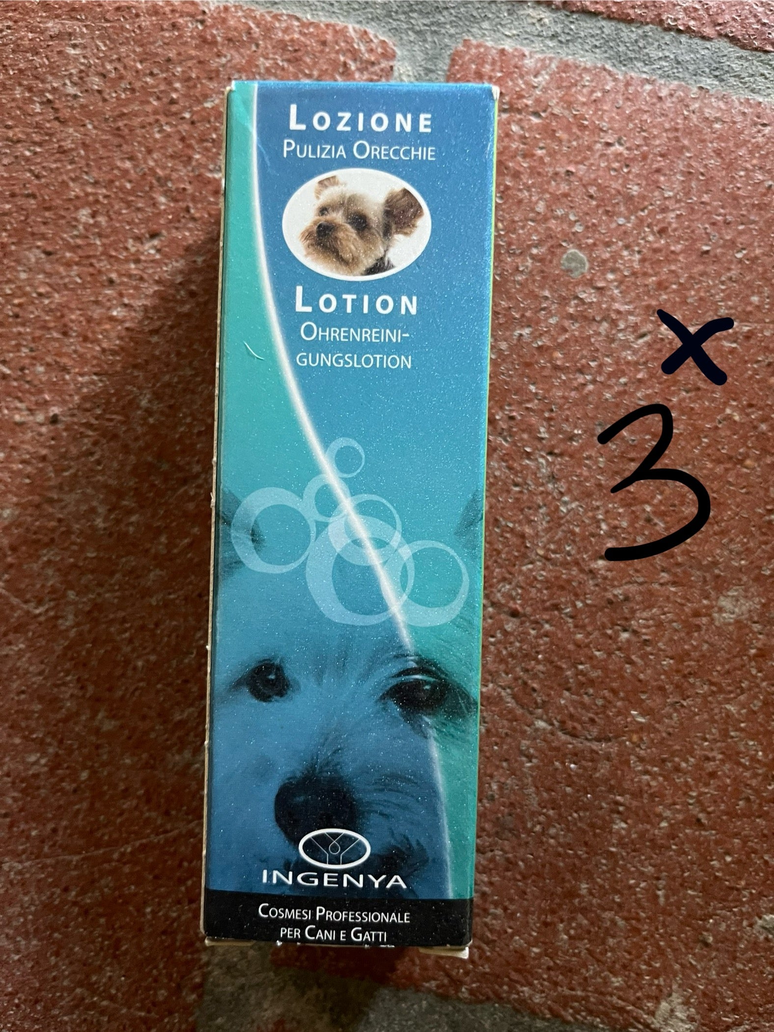 Lozione pulizia orecchie per cani