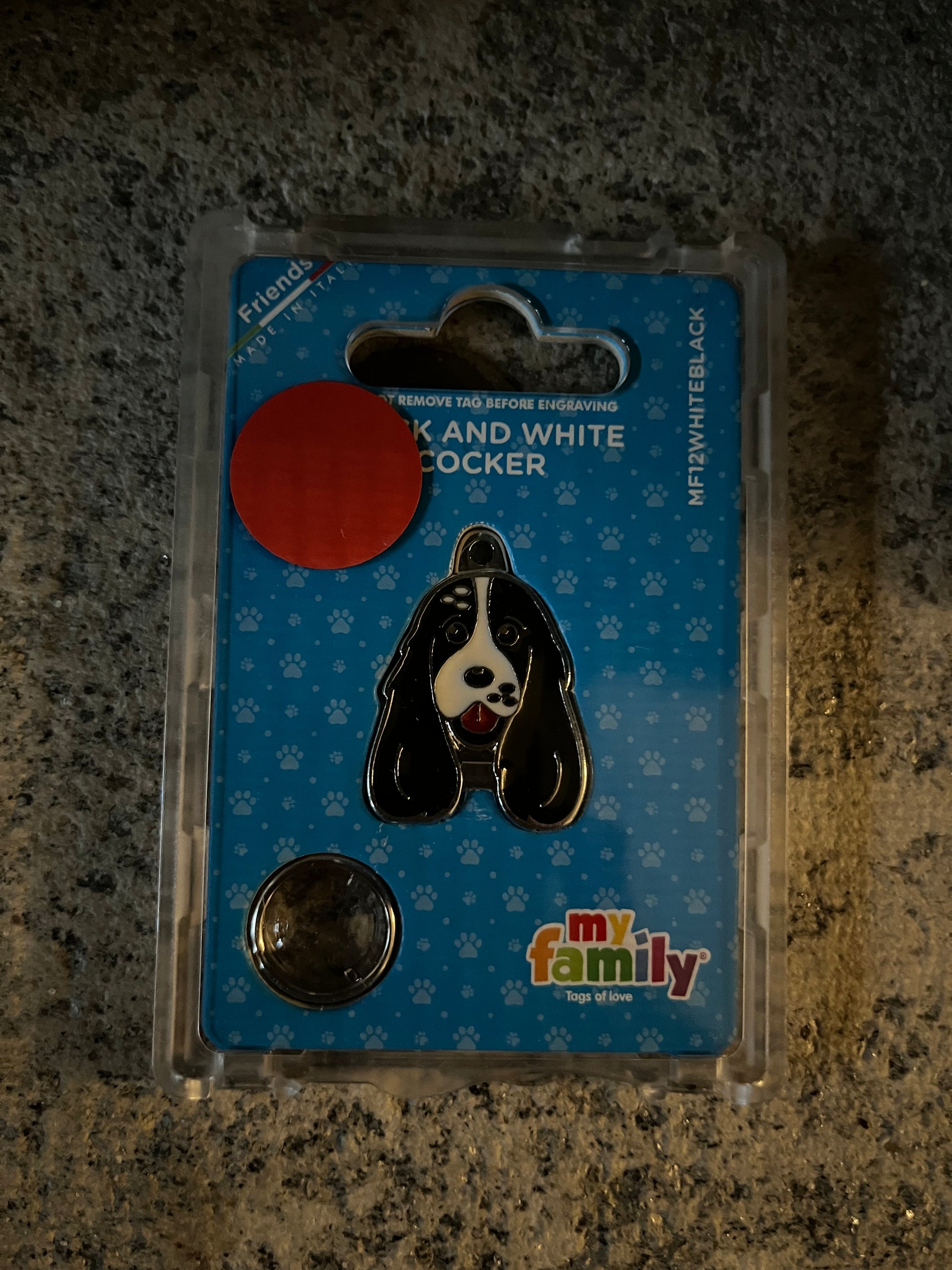 Medaglietta per cani cocker 2