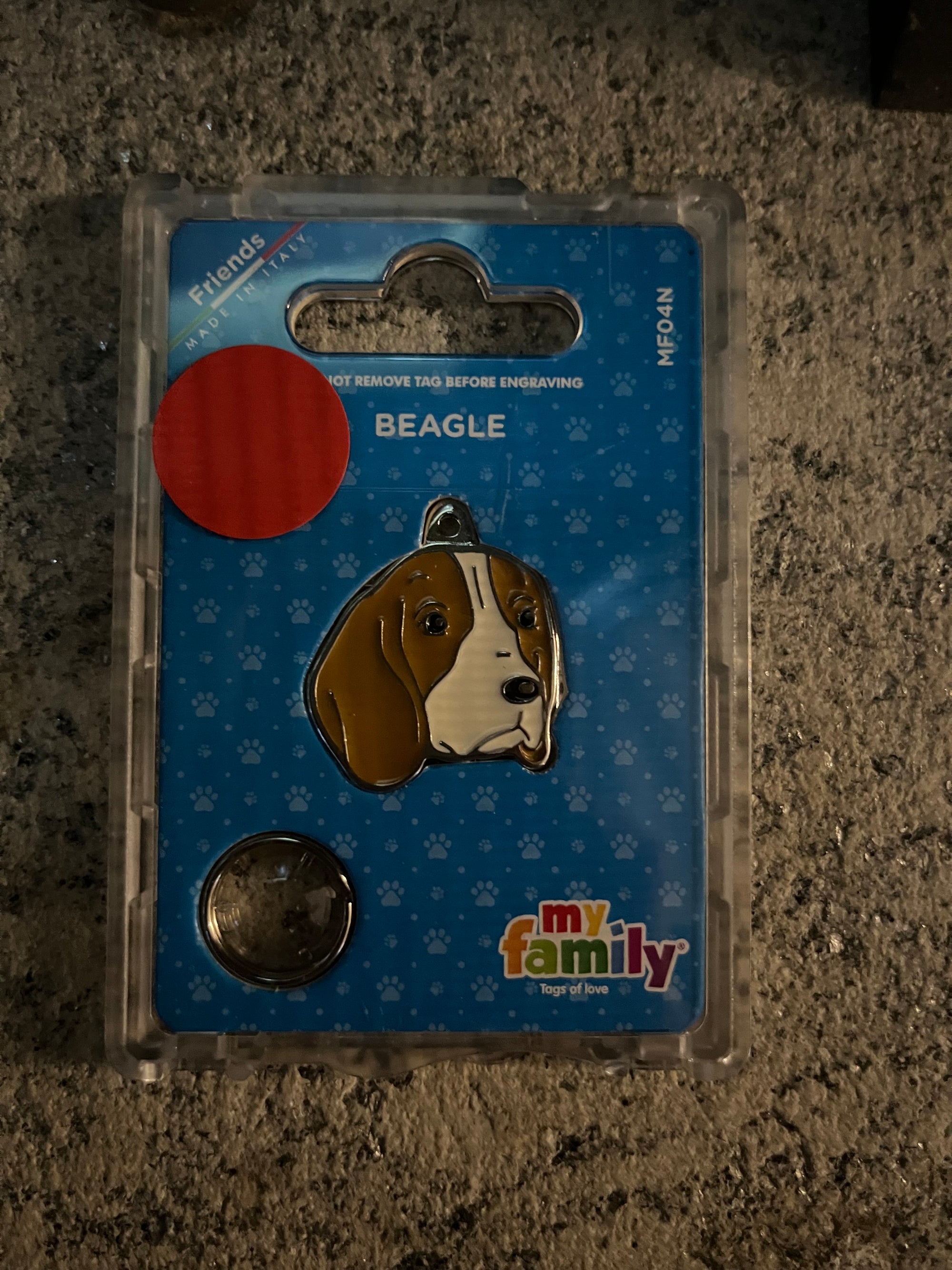 Medaglietta per cani beagle