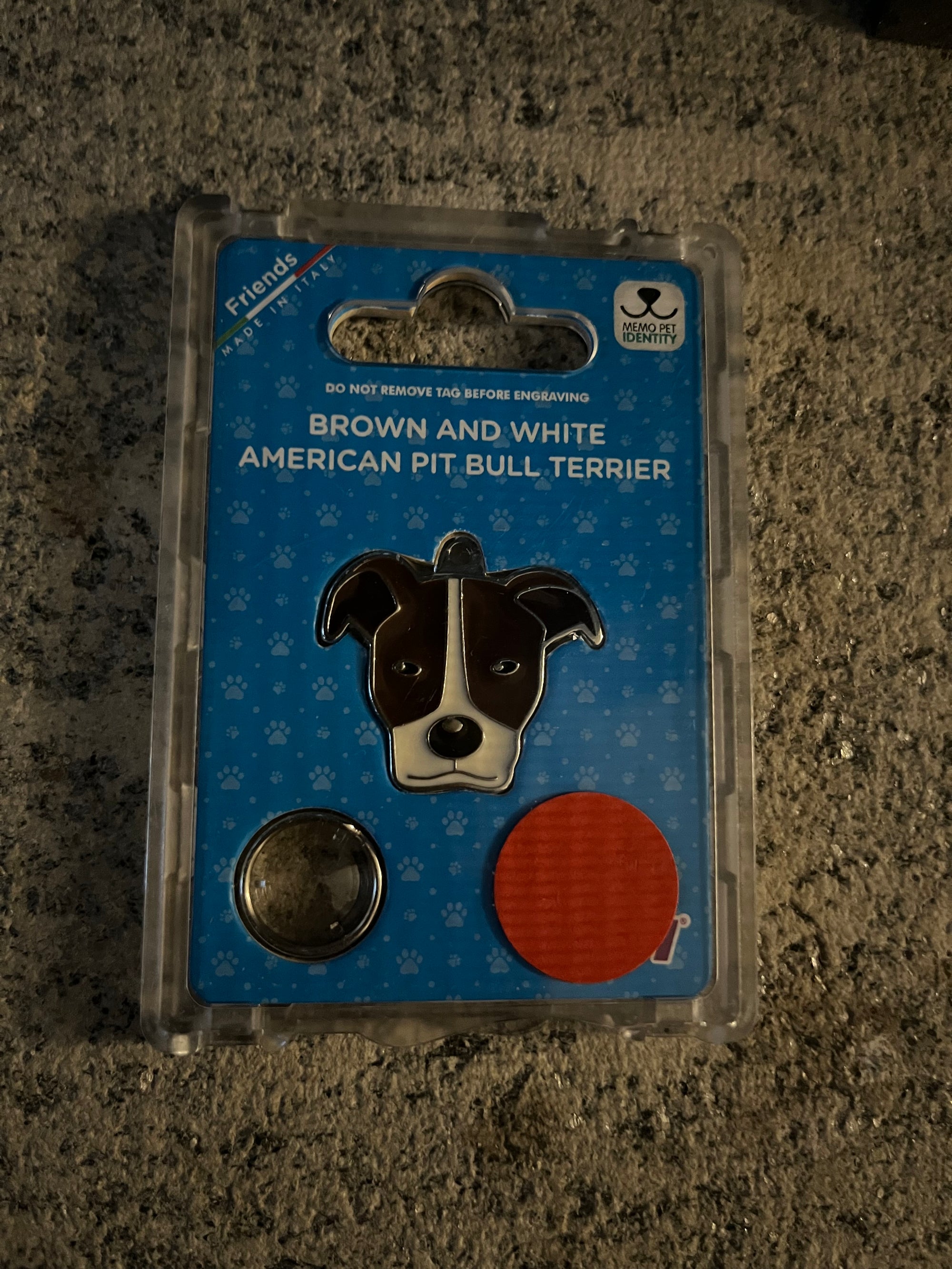Medaglietta per cani pit bull