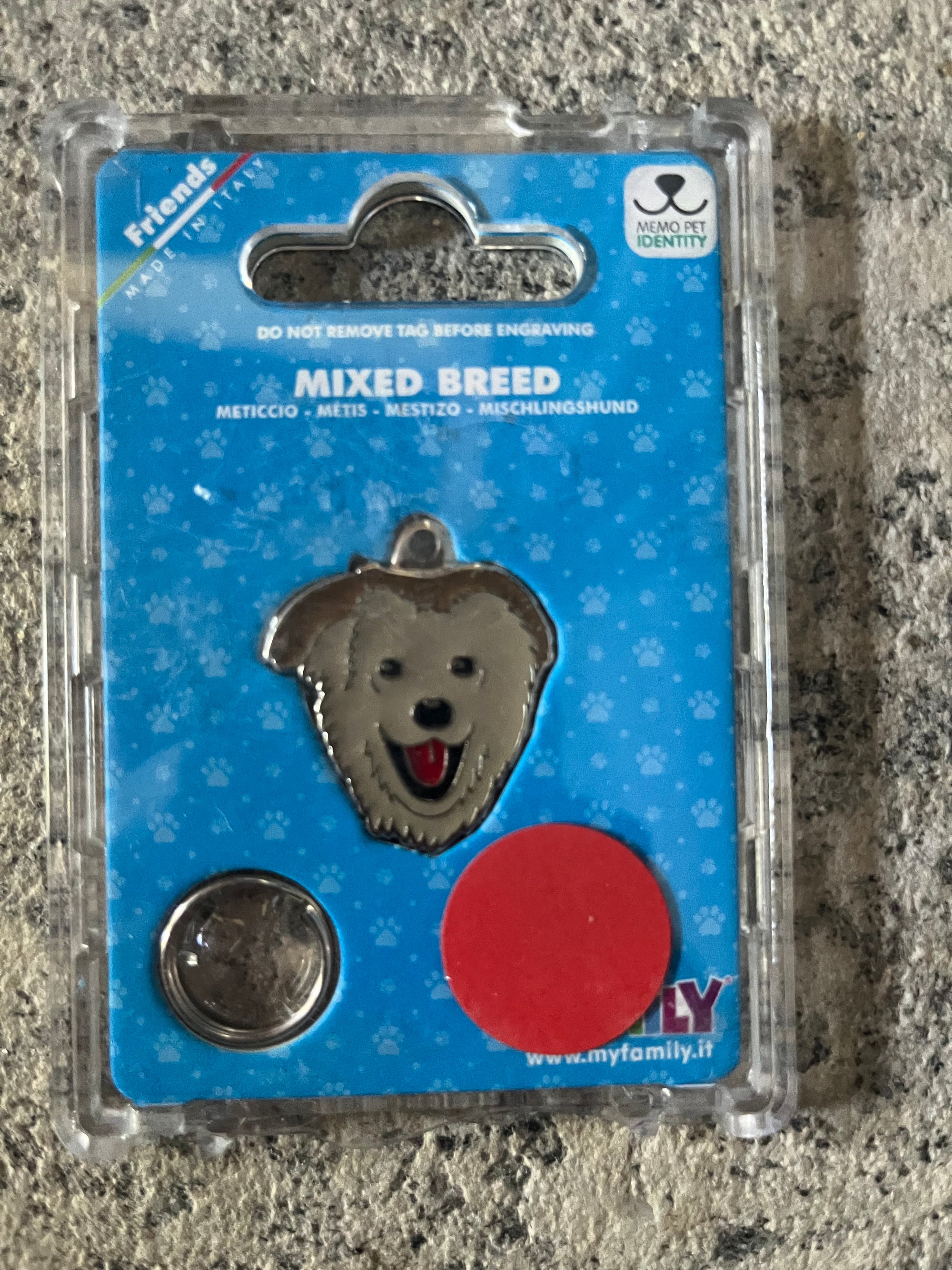 Medaglietta per cani meticcio