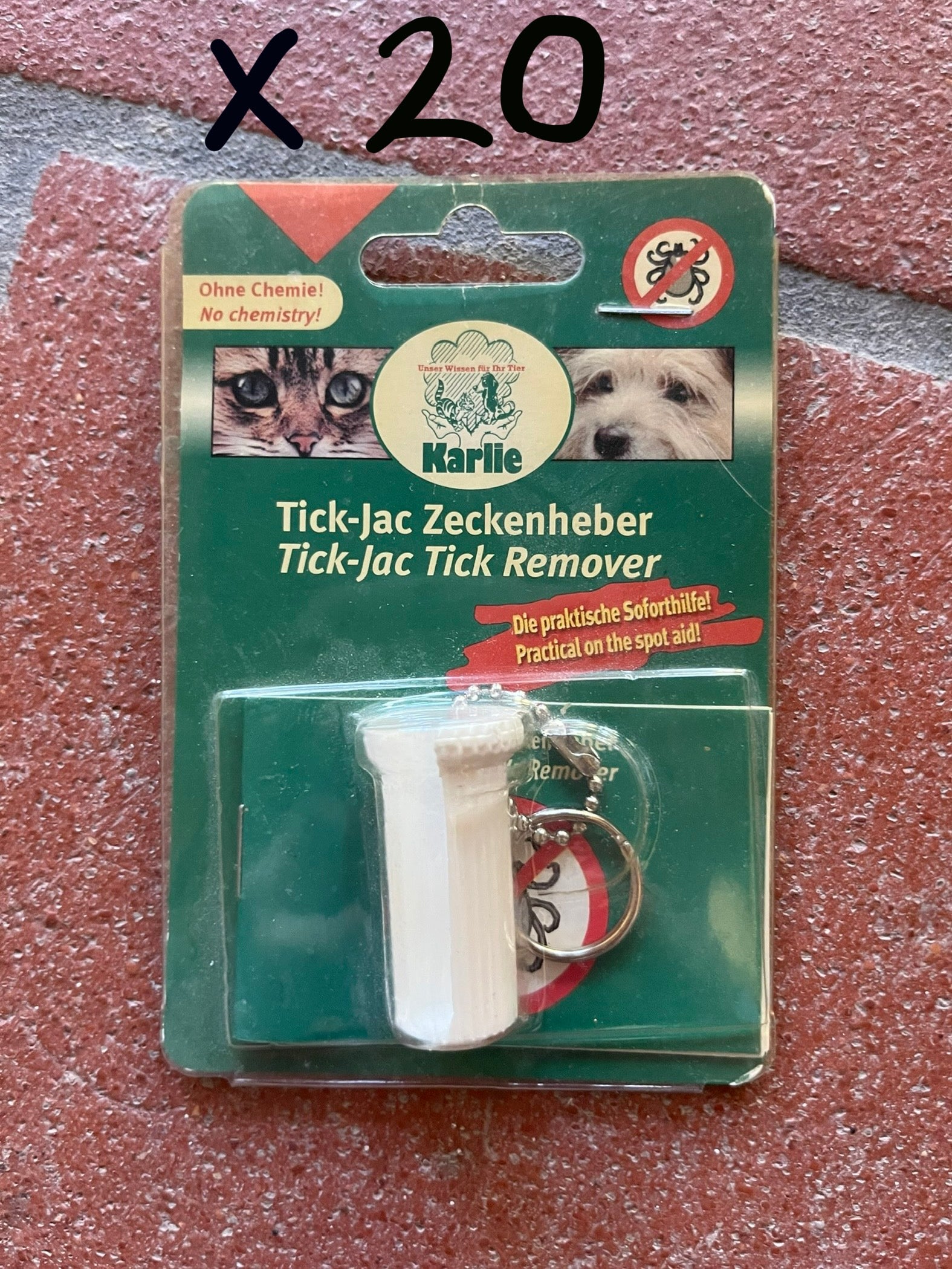 Rimuovi zecche per cani o gatti