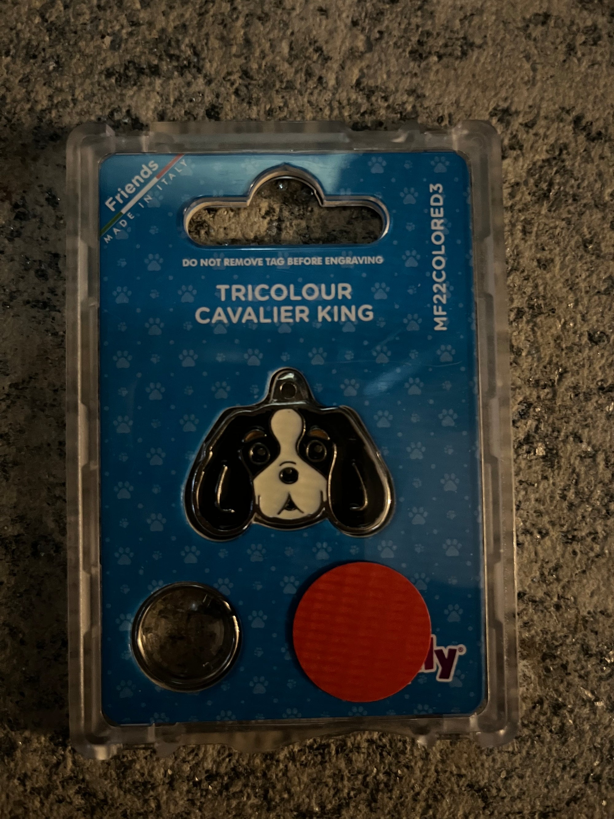 Medaglietta per cani cavalier king 2