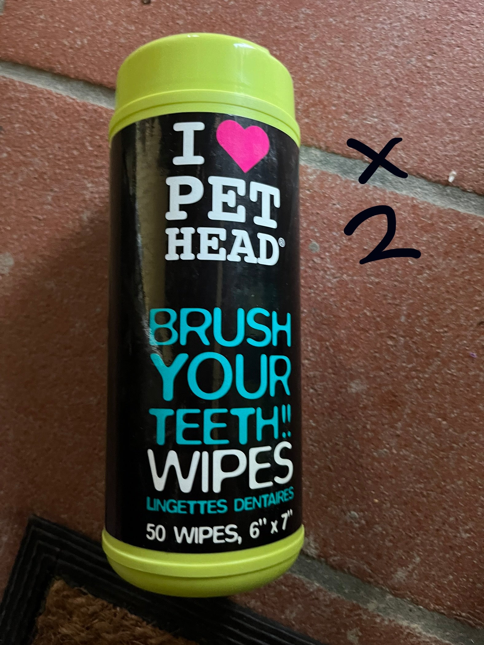 Salviette per pulizia denti per cani e gatti