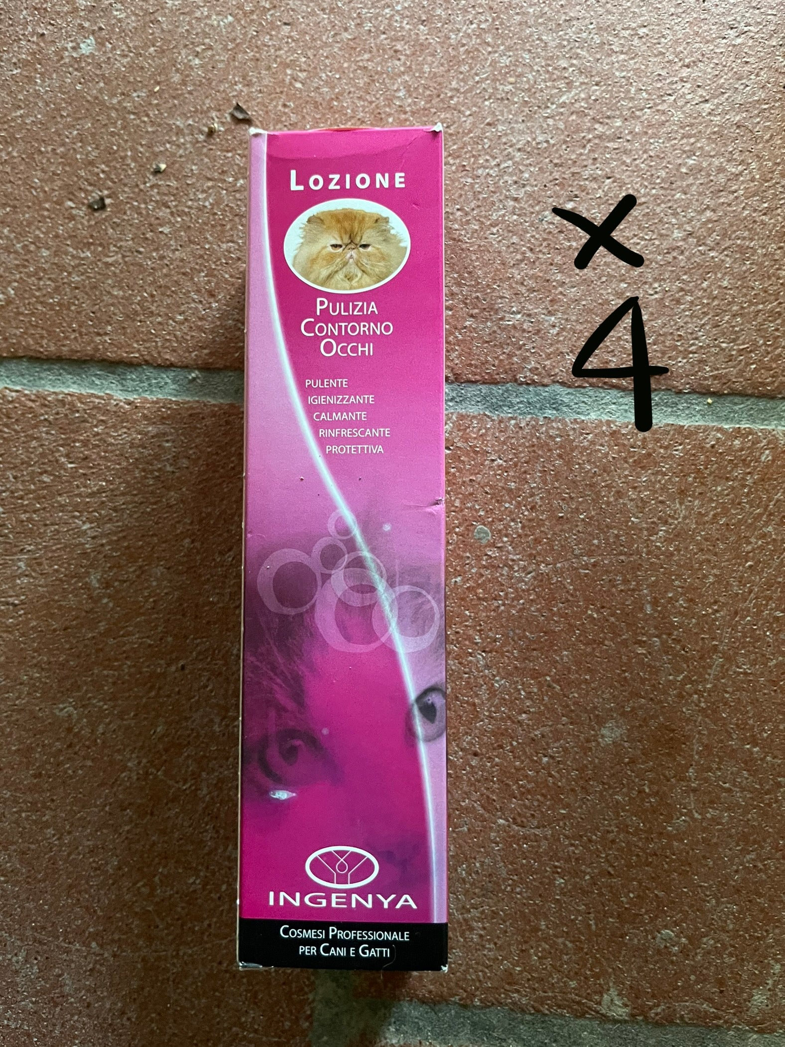 Lozione pulizia occhi per gatti