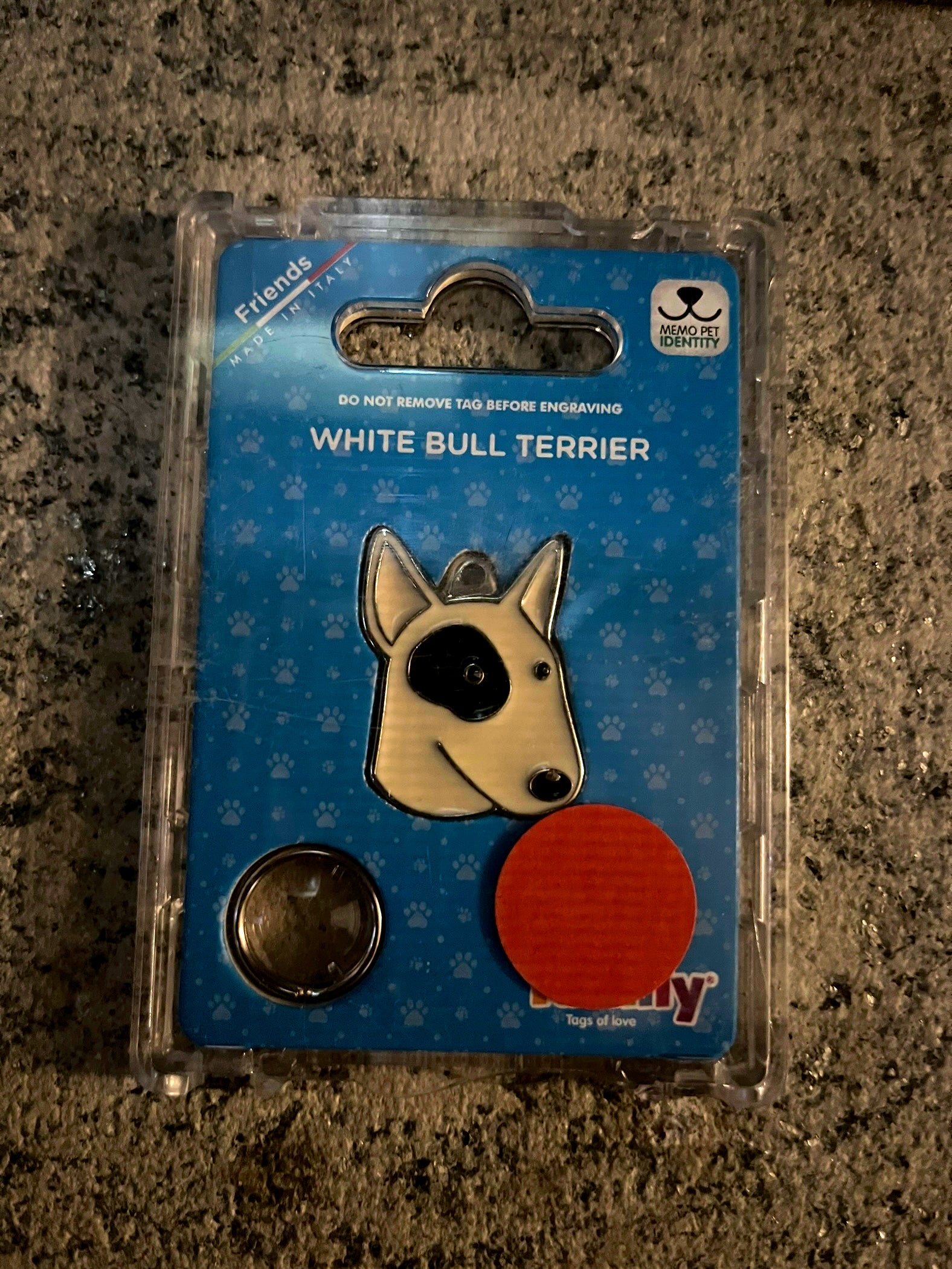 Medaglietta per cani bull terrier 2