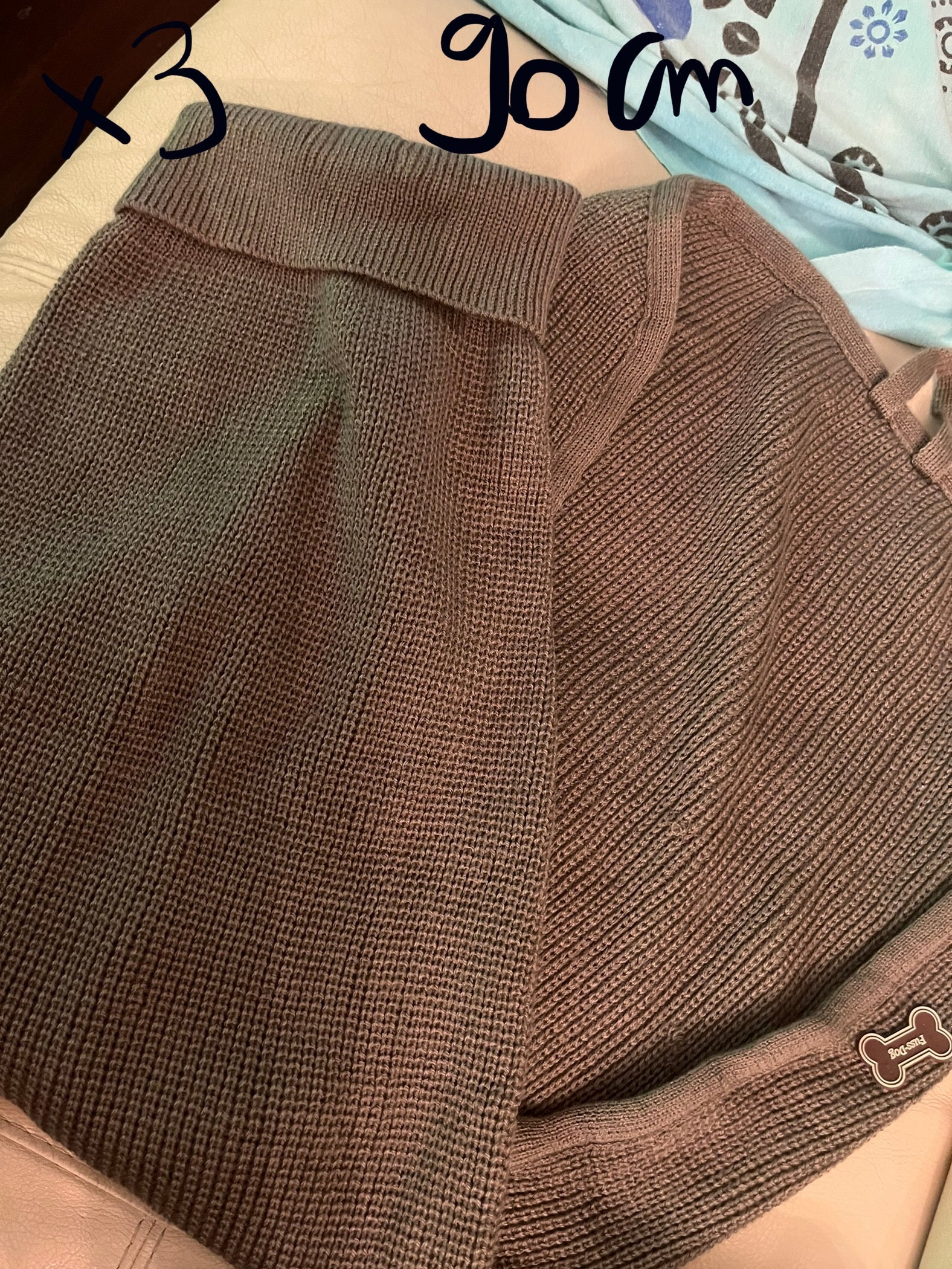Maglione per cani caldo, 90 cm