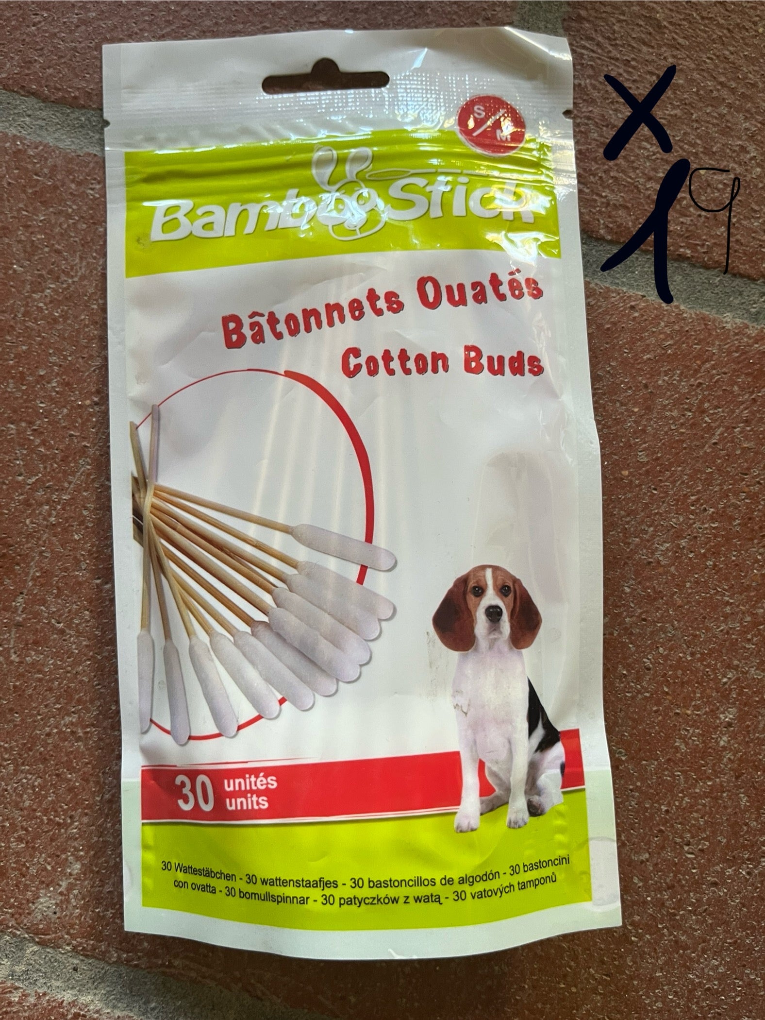 Bastoncini di cotone per pulizia orecchie, per cani e gatti