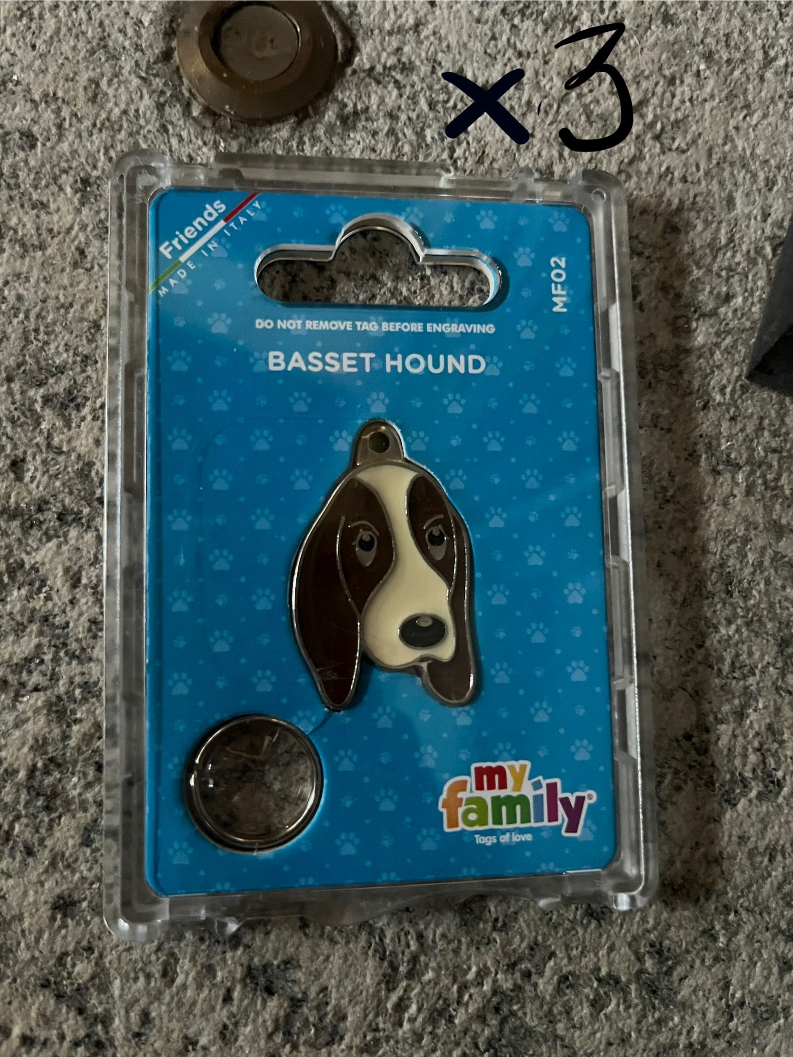 Medaglietta per cani Bassotto