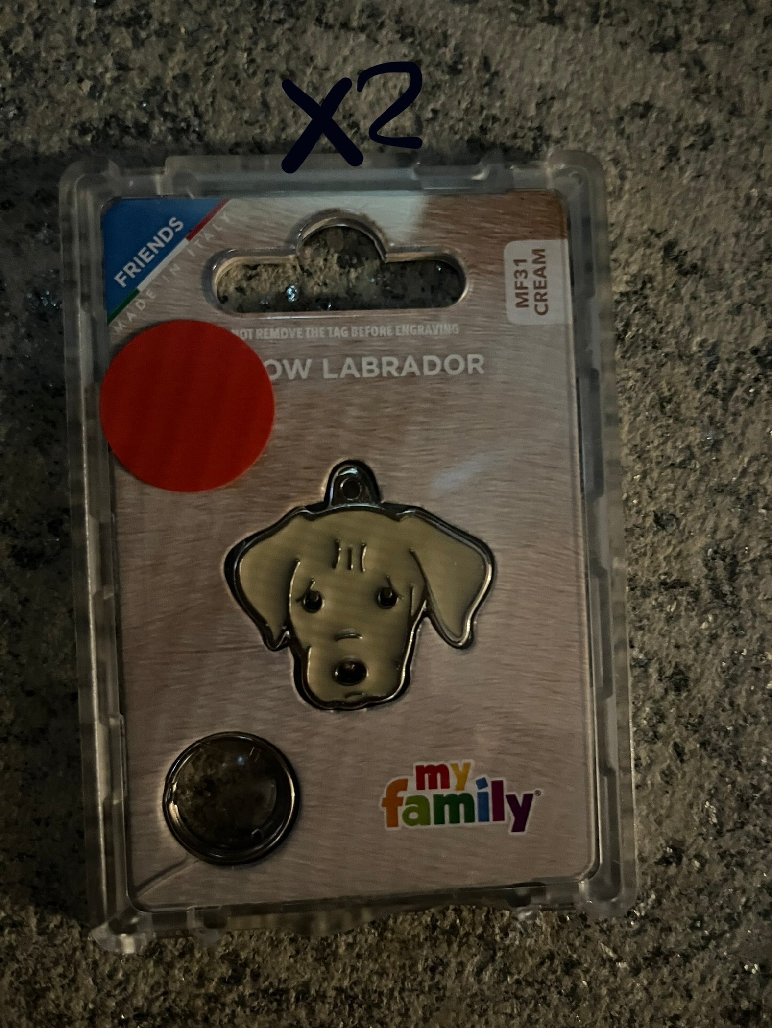 Medaglietta per cani Labrador