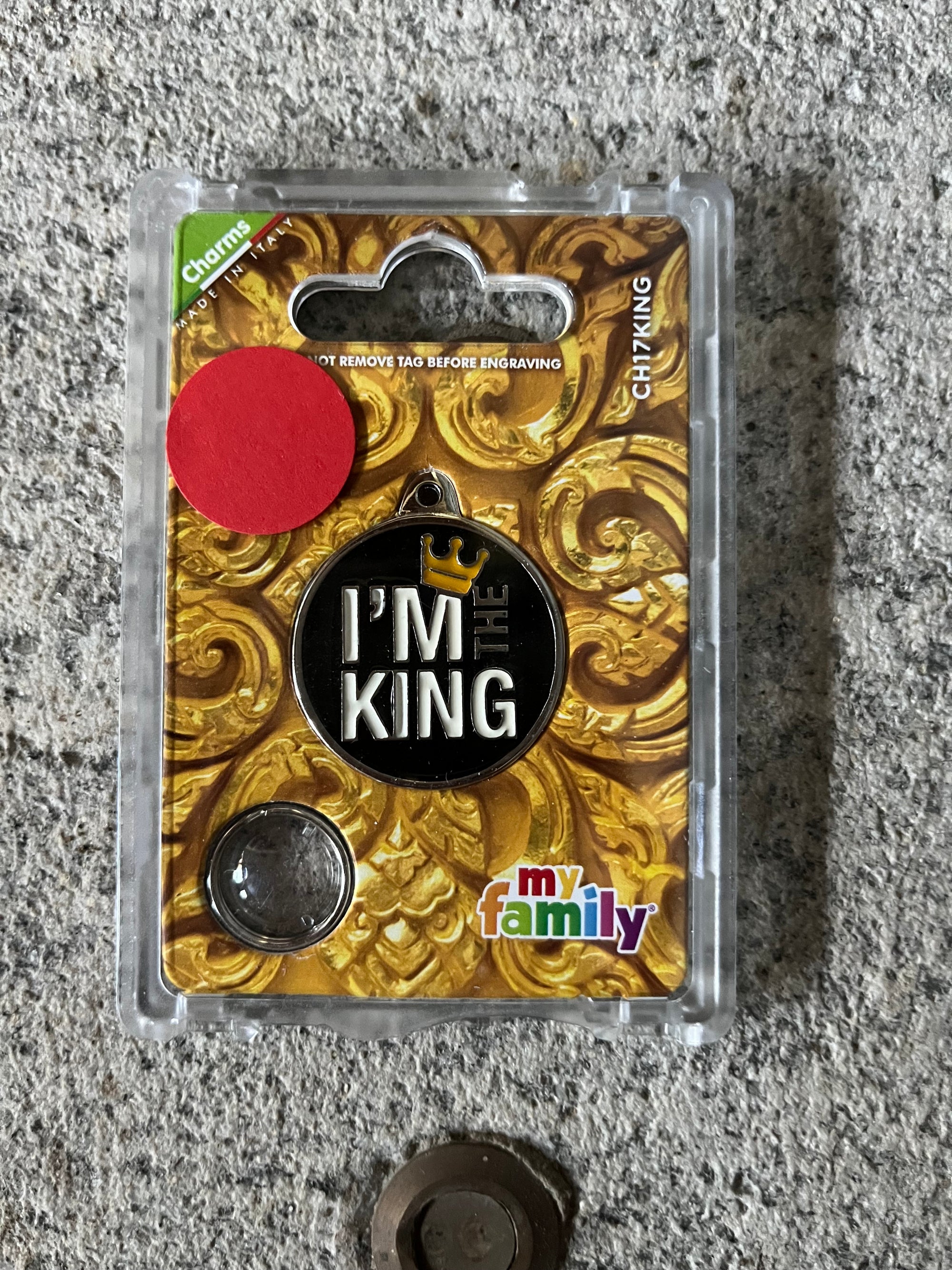 Medaglietta per cane o gatto king