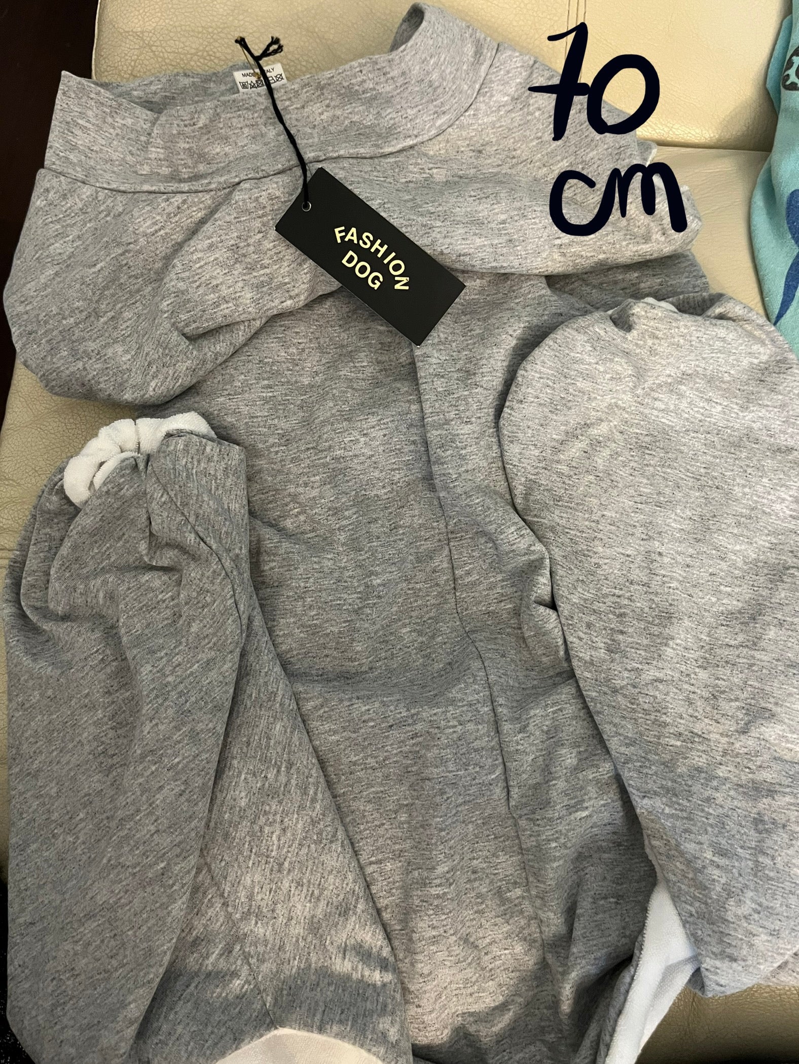 Felpa 4 zampe per cani taglia 70 cm