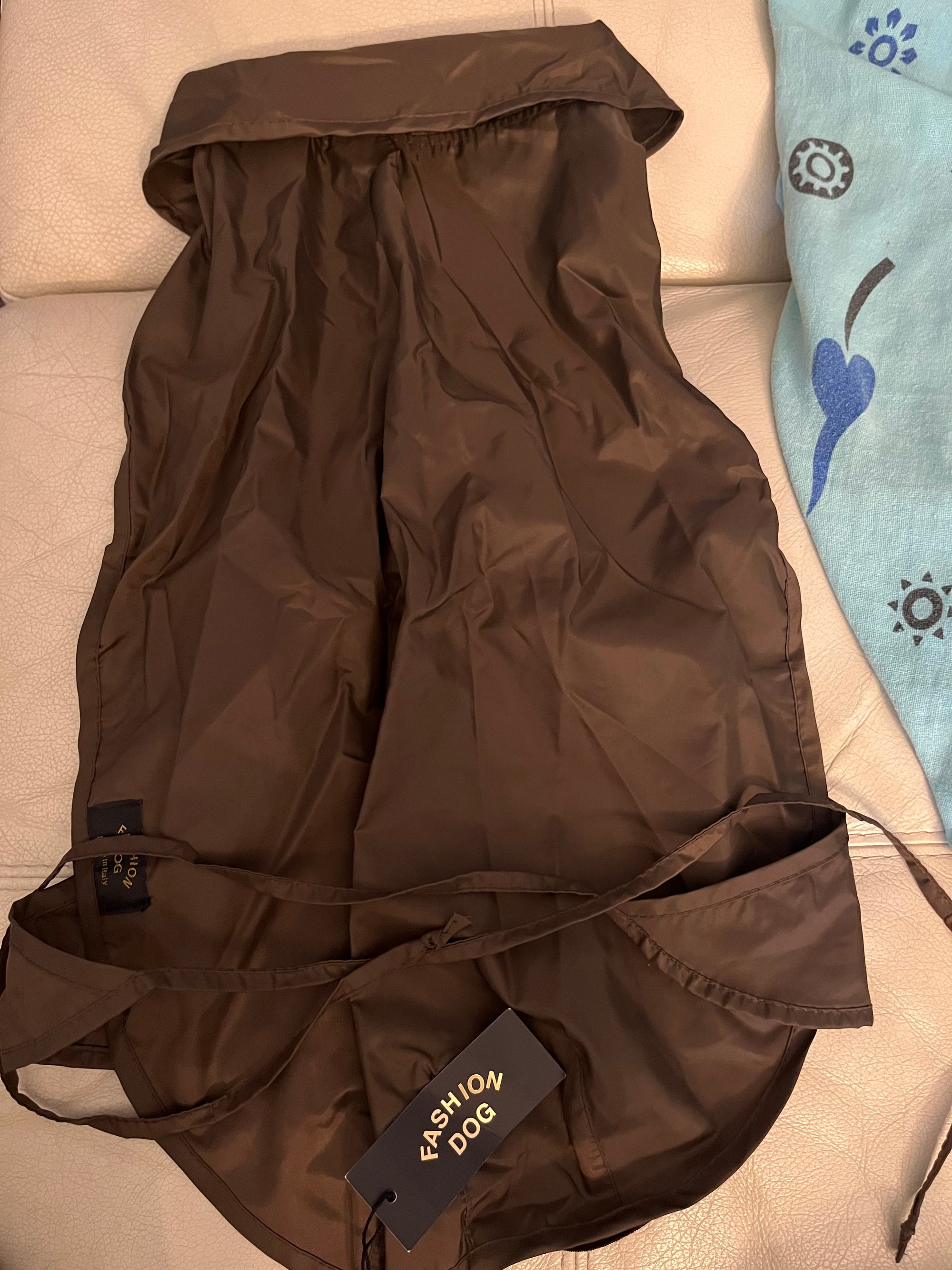 Impermeabile per cani XL marrone