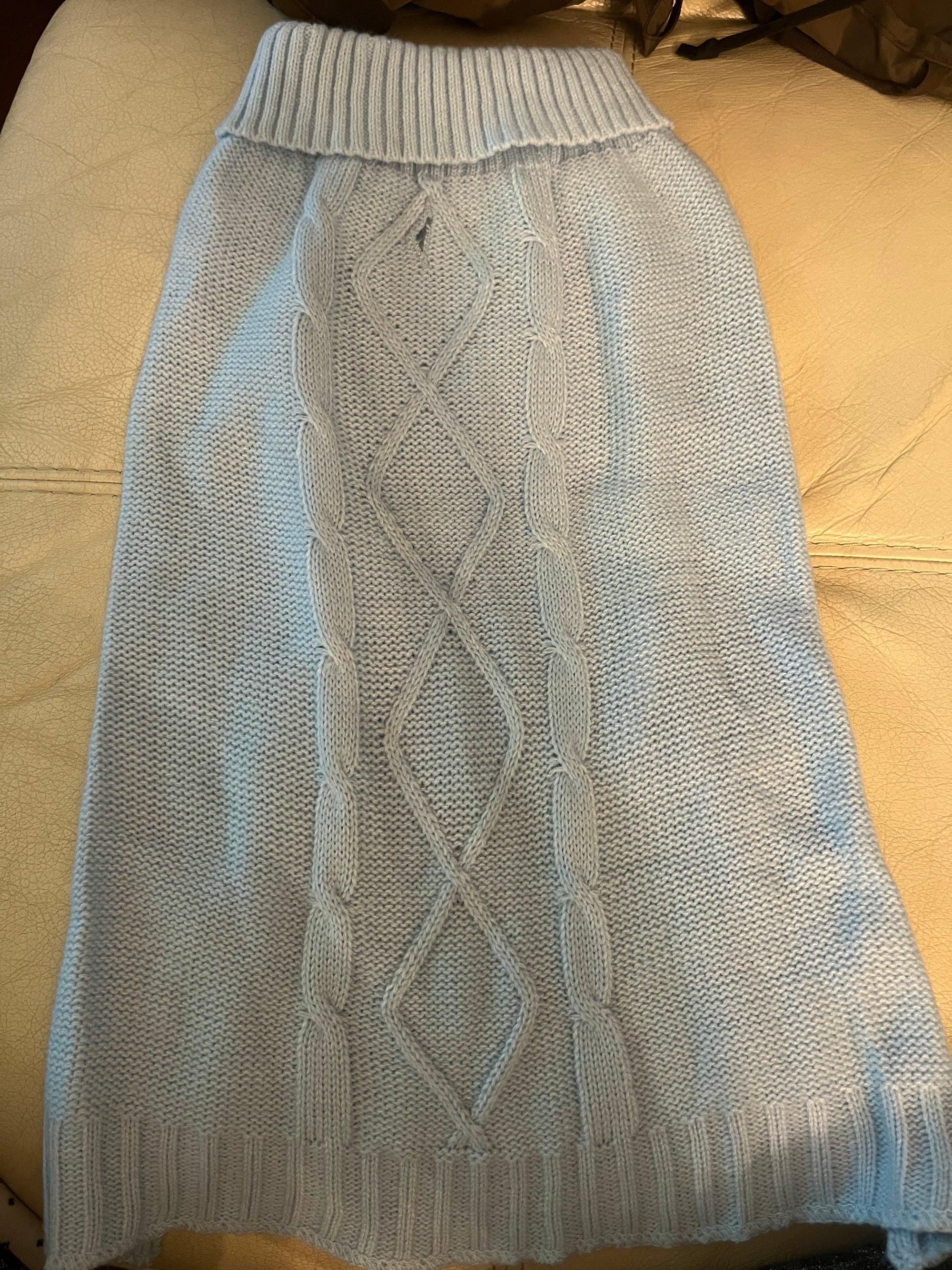 Maglione azzurro per cani XL