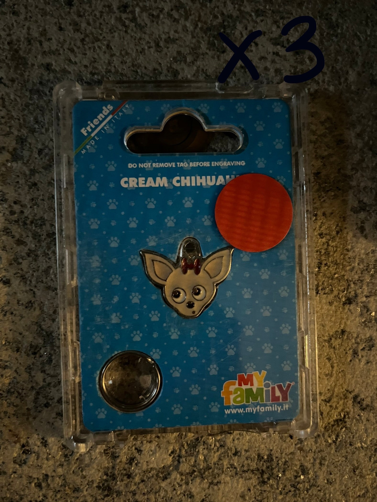 Medaglietta per cani chihuahua 2